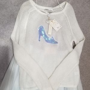 Cinderella Glass Slipper Knit Top/Sweater
